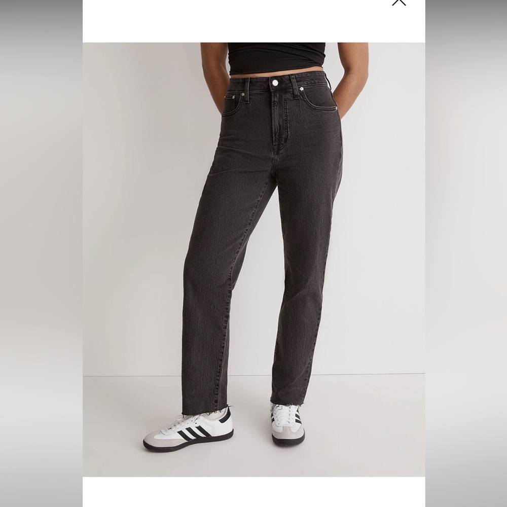 Madewell | The Curvy Perfect Vintage Straight Jean in Lunar Wash
